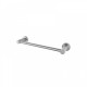 Round Brushed Nickel Hand Towel Holder 347mm Wall Mounted